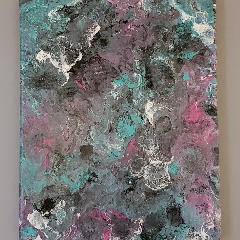 Acrylic Fluid Art on Canvas